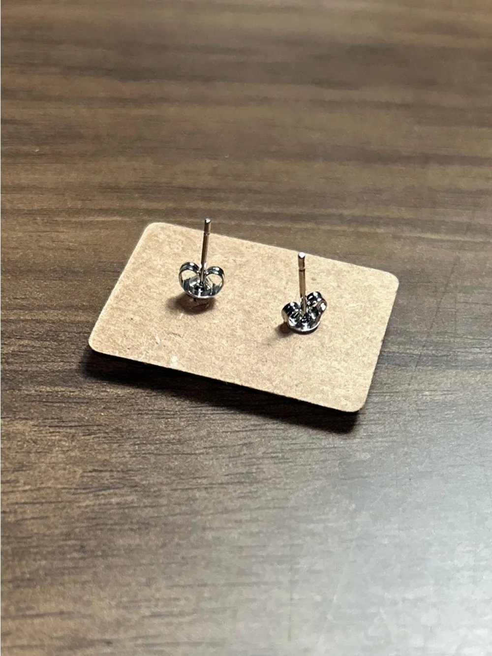 Silver Sparkle Druzy Round Stud Earrings